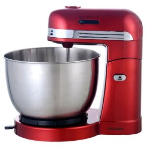 Миксер АКСИНЬЯ КС-400Н, 600 Вт, с чашей 3.5 л, красный
