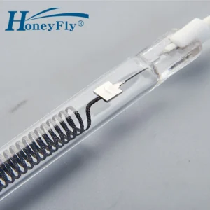 HoneyFly нагревательная лампа из углеродного волокна 220 В 400 Вт 180 мм 200 мм 225 мм нагревательный элемент кварцевая трубка для гриля для барбекю нагрев сушка печать