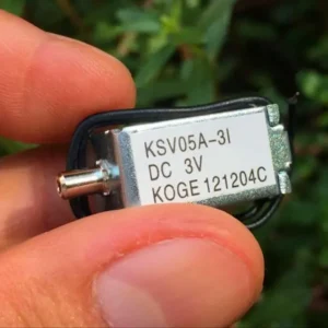 Электромагнитный микроклапан KOGE KSV05A, 3 В постоянного тока, компактный воздушный газовый клапан нормально разомкнутого типа N/O для медицинского прибора для измерения артериального давления