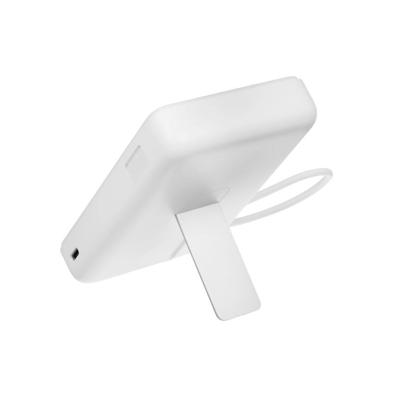 Magnetic Power Bank 10000 with Built-in Stand (бежевый) — изображение 2