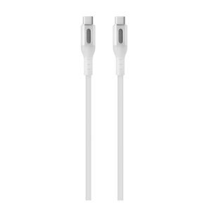 Type-C - Type-C 60W силиконовый белый